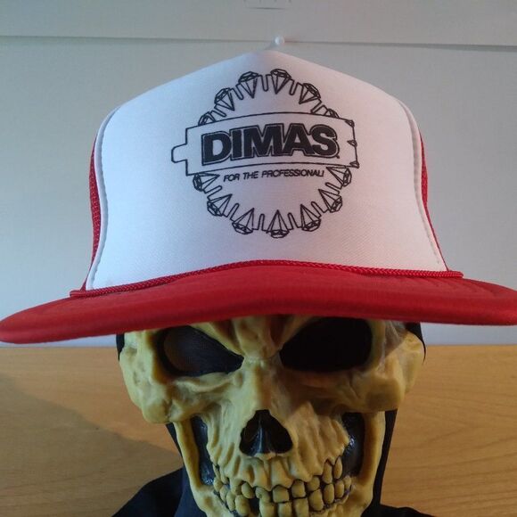 Deadstock Vintage DIMAS Jewelry Diamonds Snap Back Trucker Hat - Picture 1 of 9